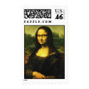 Mona Lisa with Glasses postage by spacedust Mona Lisa with Glasses postage