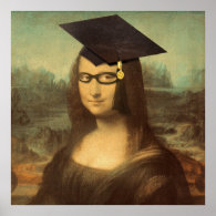 Mona Lisa's Graduation Day Poster