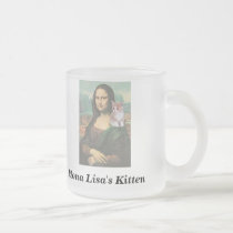 Mona Lisa's Kitten mugs