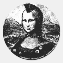Mona Mohawk Sticker stickers