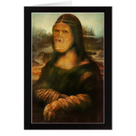 Mona Rilla aka  Mona Lisa Greeting Card