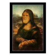 Mona Rilla aka  Mona Lisa Large Business Cards (Pack Of 100)