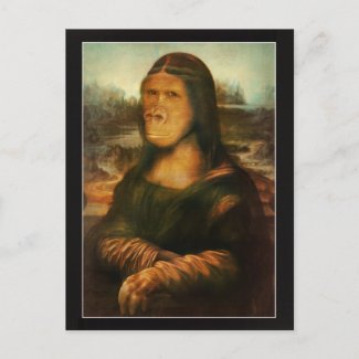 Mona Rilla aka Mona Lisa zazzle_postcard