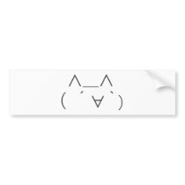 Mona Smile Bumper Sticker
