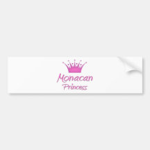 Monacan Princess Bumper Stickers