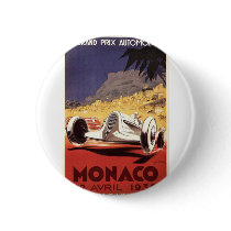 Monaco 1935 Grand Prix poster design buttons