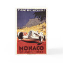 Monaco 1935 Grand Prix poster design cards by VanityBarn Monaco 1935 Grand Prix poster design cards