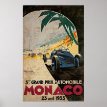 Monaco 5th Grand Prix Automobile 1933 2 Posters