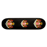 Monaco Coat of Arms Skateboard
