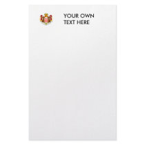 Monaco Coat of Arms Stationery Paper