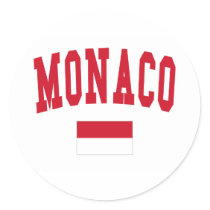 Monaco College Style stickers