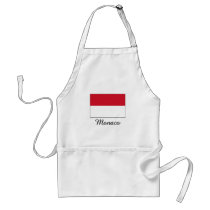 Monaco Flag Design aprons
