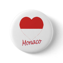 Monaco Flag Heart buttons
