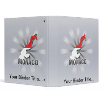 Monaco Flag Map 2.0 Vinyl Binder