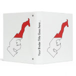 Monaco Flag Map full size binders