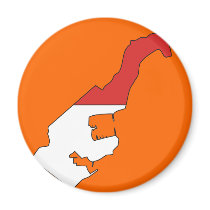 Monaco flag map magnets