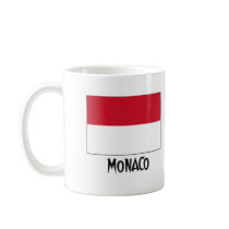 Monaco Flag mugs