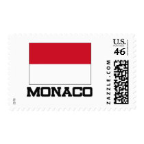 Monaco Flag postage
