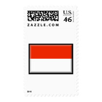 Monaco Flag postage