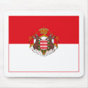 Monaco Flag w COA (light) Mousepad