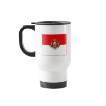 Monaco Flag w COA (light) Mug by FlagTshirts Monaco Flag w COA (light) Mug