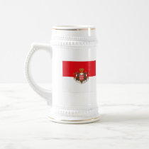 Monaco Flag w COA Mug by FlagTshirts Monaco Flag w COA Mug