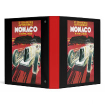 Monaco Grand Prix 1930 Vinyl Binders