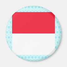 Monaco High quality Flag Fridge Magnet