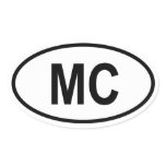 Monaco "MC" Sticker
