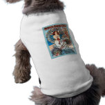 Monaco ~ Monte-Carlo ~ Alphonse Mucha Doggie T-shirt
