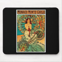 Monaco Monte Carlo Art Nouveau mousepads by MyOtherPlanet Monaco Monte Carlo Art Nouveau mousepads