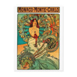Monaco Monte Carlo Art Nouveau Post Card