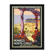 Monaco Monte Carlo Post Card