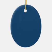 Monaco Noble Blue Solid Color Christmas Ornaments
