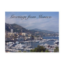 monaco port greetings postcards