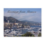 monaco port greetings postcards