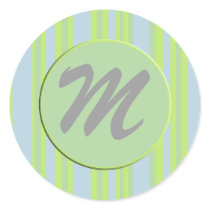 monagram stripes stickers by DonnaGraysonAbstract monagram stripes stickers