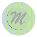 monagram stripes stickers