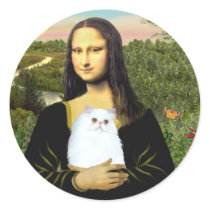 MonaLisa - White Persian kitten #49 Stickers