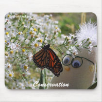 Monarch and Frank Mouse Pad mousepads