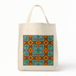 Monarch and peacock collage design tote canvas bags
