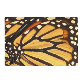 Monarch Butterfly Abstract Laminated Placemat