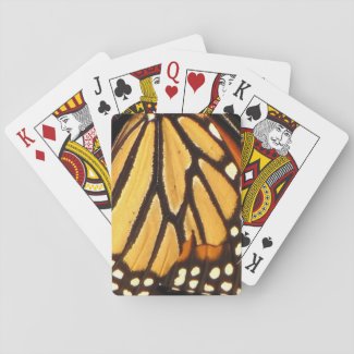 Monarch Butterfly Abstract Playing Cards