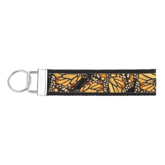 Monarch Butterfly Abstract Wrist Keychains