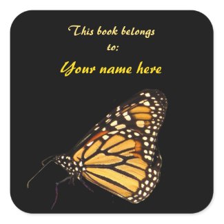 Monarch Butterfly Bookplate