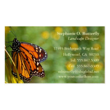 Monarch Butterfly Business Card 3