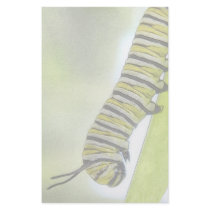 Monarch Butterfly Caterpillar Exploring A Milkweed Stationery Design