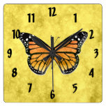 MONARCH BUTTERFLY Clock