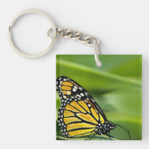 Monarch Butterfly Design Keychain Acrylic Key Chains