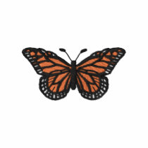Monarch Butterfly embroidered shirts by ZazzleEmbroidery Monarch Butterfly embroidered shirts